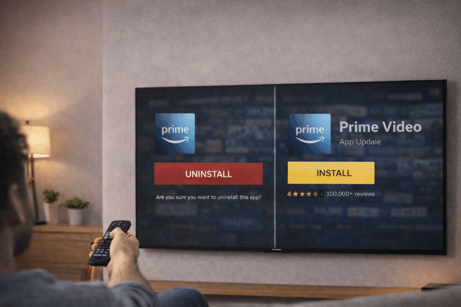 Power cycle your smart TV