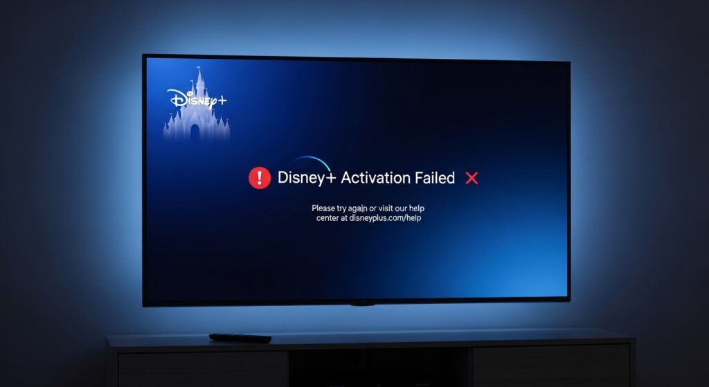 Disney Plus Activation Failed