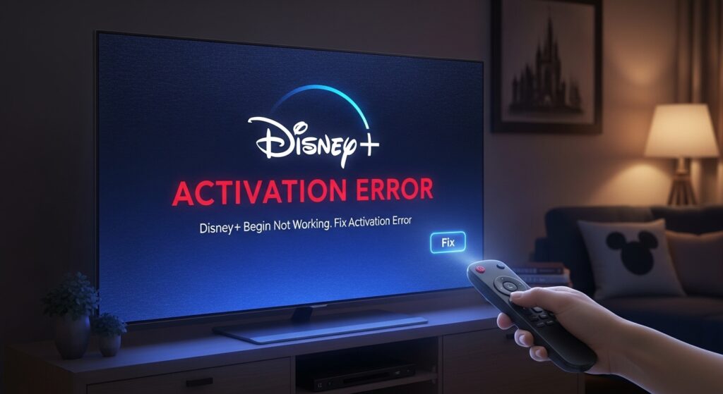 DisneyPlus Begin Not Working