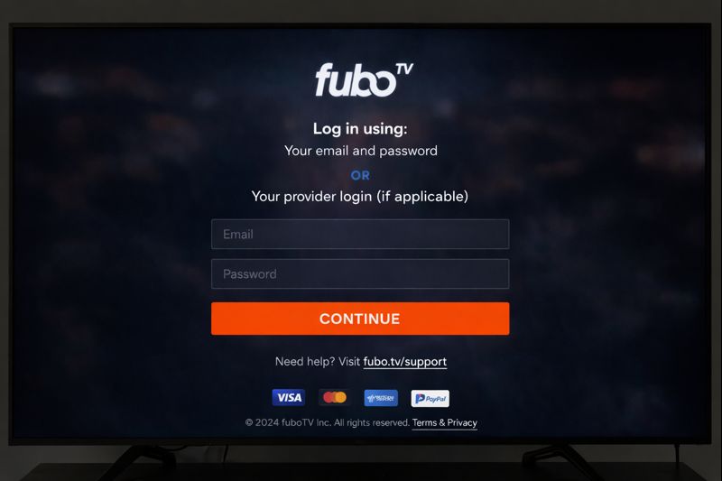 Sign in to your Fubo TV Account