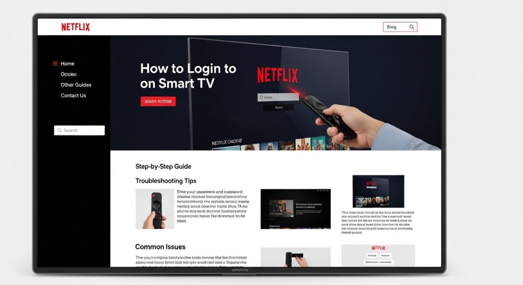 How to Login to Netflix on Smart TV