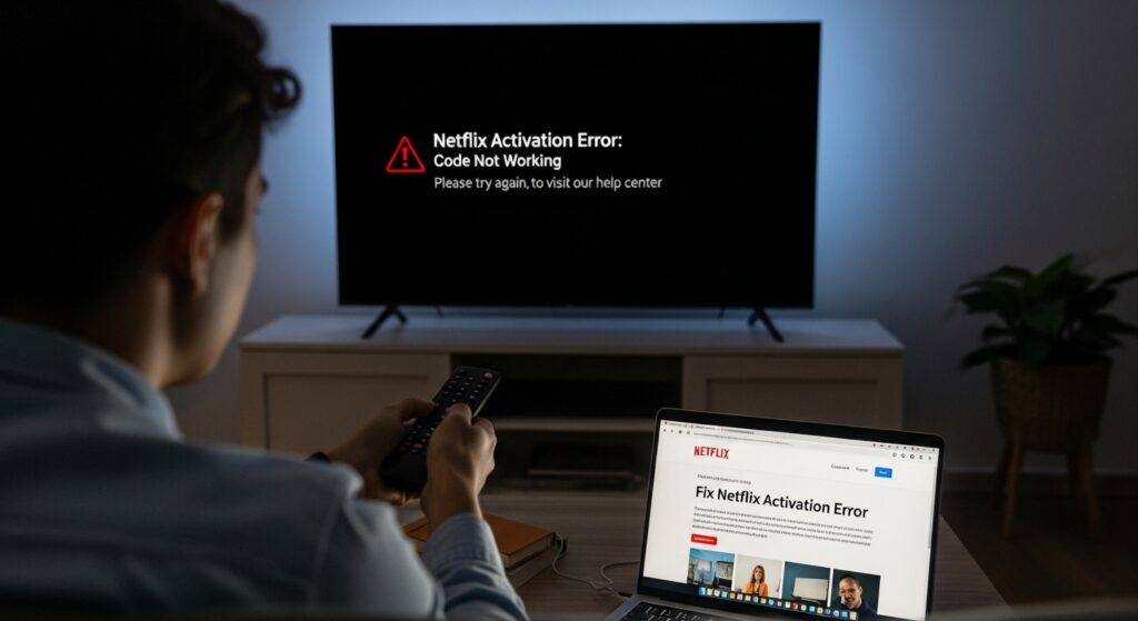 Netflix TV Code Not Working